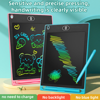 Tablette d'écriture électronique pour enfants, tableau magique de dessin de 8,5 pouces, bloc-notes à gribouiller, jouet éducatif avec bouton effaceur, tablette d'écriture LCD