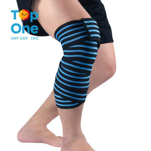 Top One Extra Long Elástico Transpirable Entrenamiento para adultos Correa de elevación Sublimación Fuerza Squat Rodillera Vendajes Fitness Seguridad - Product Image 1