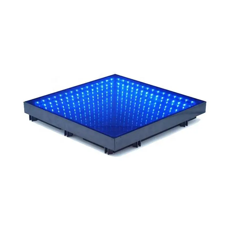 Led Dancing Floor Tempered Glass Magnetic 3D Infinity Mirror Video Light Wedding Party Pixel Led Dance Floor