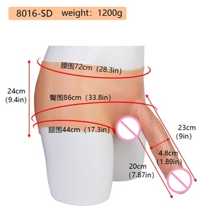 Pantalones con Dildo de Silicona SXXY, Pene Realista, Pene Artificial, Juguetes Sexuales con Correa, Pantalones con Dildo Integrado, Juguetes Sexuales para Lesbianas - Product Image 2