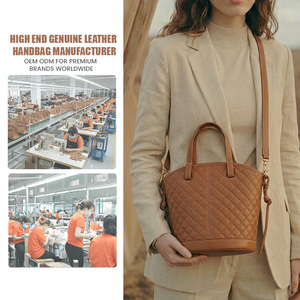 fábrica personalizada al por mayor bolsos de estilo de moda cuero genuino señoras bolso de hombro bolso de mano de las mujeres - Product Image 1