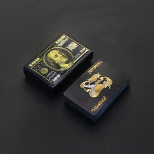 Cartes de <span class=keywords><strong>poker</strong></span> en feuille d'or de haute qualité, personnalisables, flexibles, résistantes aux déchirures, réutilisables, en plastique PET, respectueuses de l'environnement - Product Image 4