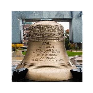 Religious Church Decoration Large Metal Bronze <strong>Brass</strong> <strong>Bell</strong> Sculpture for Sale - Product Image 5