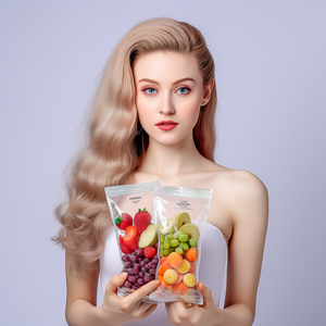 Populaire Hotsale Logo Personnalisé Stand Up Plastique Alimentaire Snack Épice Écrou Emballage Pochette À Fermeture Éclair Avec Fenêtre - Product Image 6