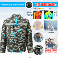 Le plus récent été 5V ouvrier porter des vêtements résistants à la chaleur vêtements de travail veste uniforme avec 2 ventilateurs de refroidissement climatiseur