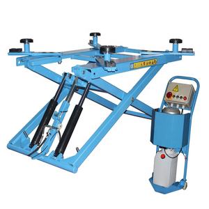 Élévateur à ciseaux 3T à hauteur moyenne Élévateur pour voiture DECAR Intégré 4 poteaux Triple Système de stationnement pour voiture Système de rangement pour véhicule - Product Image 1