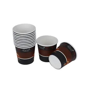 Factory Price High Quality Custom Disposable 2.5oz 4oz 7oz 8oz paper coffee cups