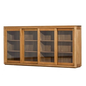 Muebles de Sala de Estar Modernos y Minimalistas de Lujo que Ahorran Espacio con 5+ Cajones de Madera de Teca Africana y Vidrio - Product Image 4