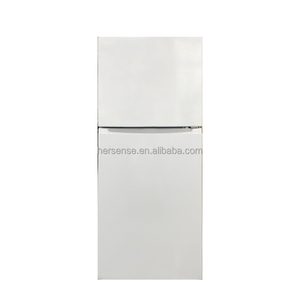 206L <b>Refrigerator</b> 220V 50HZ Double Doors Small Size No Frost Freezer White Lower Watt Energy for Household Hotel Department Use - Product Image 1