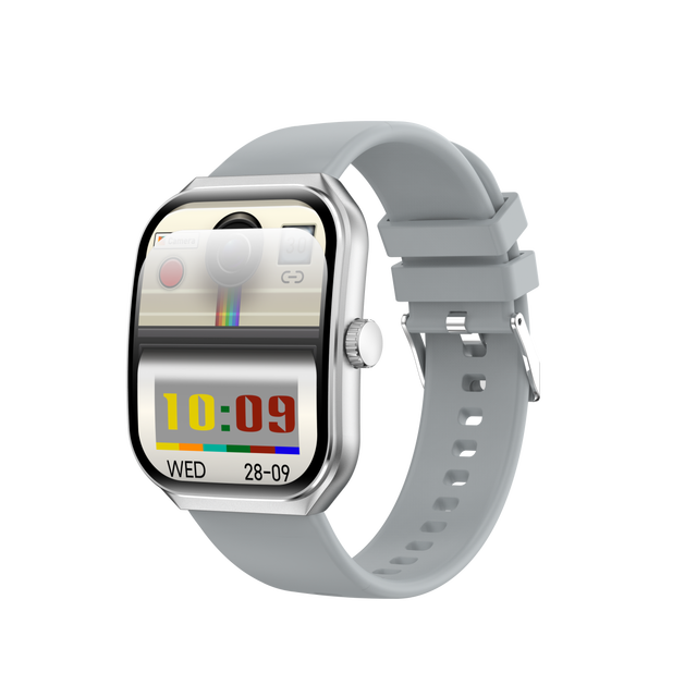 TG18P Smart Watch 2.0" Curved HD Large Screen BT Call BT5.4 Zinc Alloy Body 123 Sports Modes Heart Rate SpO2 Monitor