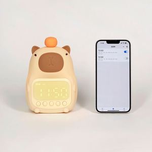 Smart Alarm <b>Clock</b> Night Light - Bedroom Bedside Lamp & Decorative Mood Light Friendly Digital Controls for Both <b>Kids</b> and Adults - Product Image 2