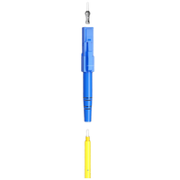 Câble de brassage fibre optique 1m (3ft) 2 fibres LC UPC Duplex vers SC UPC Duplex Monomode (OS2) Riser (OFNR) 2.0mm à gaine serrée Jaune
