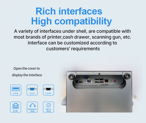 T618 All-in-One màn hình cảm ứng hệ thống POS hiện đại Android/Windows tiền mặt đăng ký bàn cho bán lẻ hiện đại point of Sale - Product Image 6