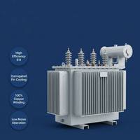 Transformador de Distribución de Energía Trifásico Sumergido en Aceite de Alto Rendimiento Wanbo-182