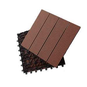 Piastrelle per ponti in legno impermeabile resistente ai raggi Uv da 22mm ad incastro per giardino esterno con balcone da giardino - Product Image 2