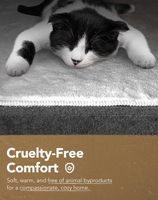 Maison pour chat en feutre de laine bicolore noir et gris, détachable, avec décor floral blanc, lit-cave pliable en feutre avec tapis en peluche doux