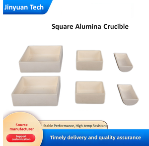 Résistance élevée de choc thermique de creuset en céramique de la grande pureté Al2O3 pour le laboratoire de métallurgie - Product Image 5