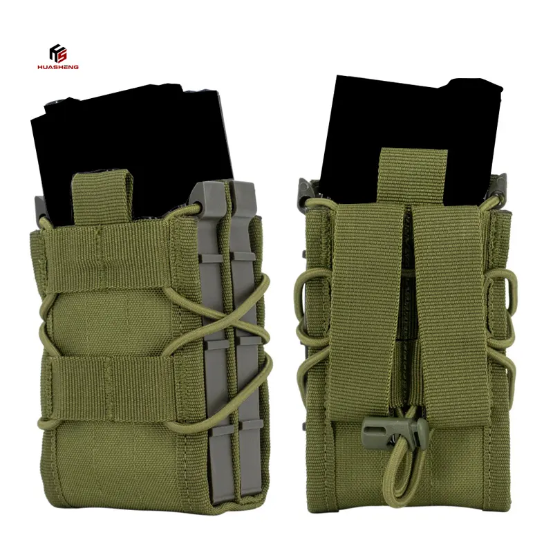 5.56mm 7.62mm Universal Mag Pouch Dupla Camada Utilitário Molle Saco De Armazenamento Tático Revista Pouch