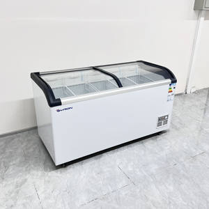 Venta caliente Visi Ice Cream Glass Door <span class=keywords><strong>Horizontal</strong></span> <span class=keywords><strong>Mini</strong></span> Popsicle Vertical Display Freezer para tienda de conveniencia - Product Image 3