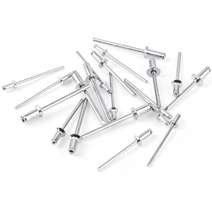 Remaches ciegos de aluminio con cabeza avellanada y extremo abierto GB12617, remaches de aluminio para ensamblaje industrial, suministro de fábrica - Product Image 3