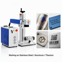 Machine de marquage laser à fibre MOPA ActionLasers 100W pour la gravure sur métal avec une vitesse de 3000-7000 mm/s