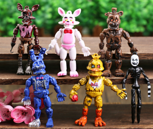 LINDA Jeu Film d'horreur Five Nights at Freddy Foxy Spintrade Freddy Bonnie Chica <span class=keywords><strong>Bunny</strong></span> <span class=keywords><strong>FNAF</strong></span> Mini Building Block Figure DIY Toy - Product Image 5