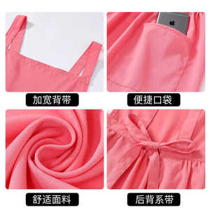 Grembiule Personalizzato per Negozio di Tè al Latte, Uso Domestico e Professionale, Uniforme da Lavoro per Catering, Abbigliamento Professionale per Donne, Nuovo Stile 2026 per Cucina - Product Image 5