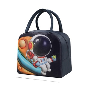 Nueva bolsa térmica de dibujos animados impresa en 3D para niños bolsa Bento de almuerzo aislada portátil - Product Image 5