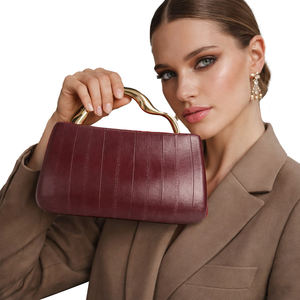 Sac à bandoulière tendance vintage à paillettes effet crocodile, pochette de soirée en cuir PU, sacs à main pour femmes, mariage, printemps - Product Image 1