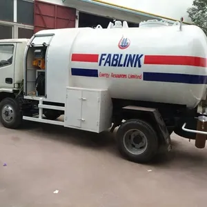 5000 lít LPG bobtail xe tải chở dầu LPG