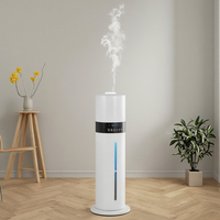 Humidificateur 7L pour grande pièce, chambre à coucher, avec veilleuse, remplissage par le haut, humidificateur à vapeur froide pour toute la maison, pour plantes, bébés, enfants, adultes