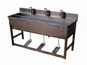Equipo de Soporte Sanitario para Líneas de Procesamiento en Mataderos: Esterilizador de Cuchillos, Lavamanos con Bomba, Máquina para Mataderos Multiespecífica - Product Image 6