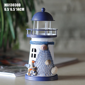 Ywbeyond stile Mediterraneo di media grandezza led faro ferro decorazione di cerimonia nuziale del mestiere regali di compleanno <span class=keywords><strong>arredamento</strong></span> <span class=keywords><strong>nautico</strong></span> - Product Image 6