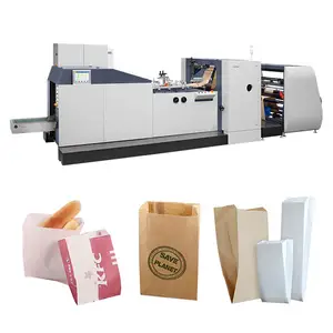 เครื่องผลิตถุงกระดาษสำหรับอบอาหารแบบเคเอฟซีคุณภาพสูงระบบอัตโนมัติเต็มรูปแบบ