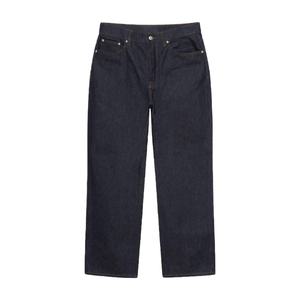 กางเกงยีนส์ทรงตรงผู้ชายสไตล์ลำลองแบบสโตนวอช ระบายอากาศได้ดี ผลิตจากผ้าฝ้าย 100% ทรงขากว้าง 14 ออนซ์ ทรงหลวม สวมใส่สบาย เหมาะสำหรับทั้งชายและหญิง - Product Image 4