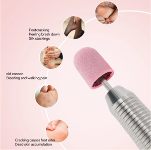 Ensemble manucure et pédicure 100 pièces par sac capuchons de ponçage à bas <span class=keywords><strong>prix</strong></span> pour salons de manucure soins des callosités capuchons de ponçage pour pédicure - Product Image 4