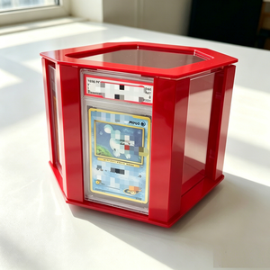 Hot Sale Modern Custom Rotating <b>Acrylic</b> Stand Easy Assemble Trading Card Grading Slab Display For Game Card <b>Storage</b> - Product Image 2