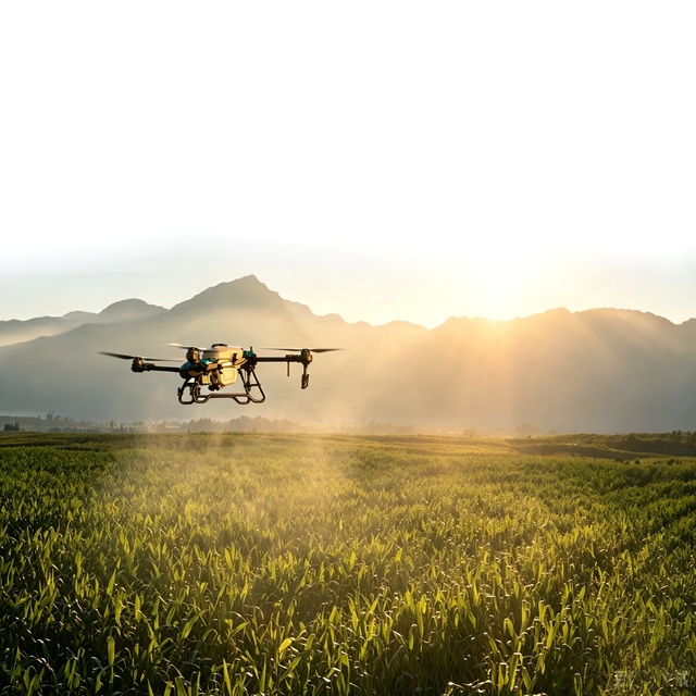 Battery Powered Drones Used in Crop Spraying Agricultural Drone