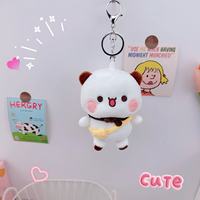Porte-clés pendentif mignon Bubu Dudu, cadeau pour couple, poupée qui peut changer de vêtements.
