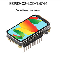 ESP32-C3 Papan Pengembangan Layar LCD 1.47 Inci dengan Prosesor Inti Tunggal RISC-V 32-bit Resolusi 172X320 262K
