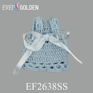 EF2638SS 6.5x7cm adorabile Baby Shower all'uncinetto Mini abito bomboniere per Mini regalo da festa il modo più carino per annunciare il nome del tuo bambino - Product Image 4