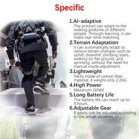 Robot exosquelette léger pour la marche, entraînement de réadaptation à la marche assistée, élévateur de jambe, exosquelette de marche