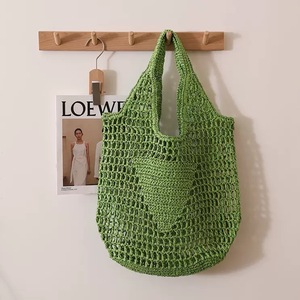 女式新款时尚迷你包大容量夏季手提包防水开式拉链开合镂空网眼编织设计沙滩用途 - Product Image 4