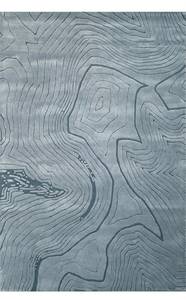 Tapis en laine tufté à la main avec envers en latex – Tapis contemporain texturé et doux pour salon, chambre et décoration intérieure - Product Image 3