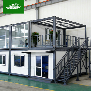 Struttura Mobile Pieghevole Industriale Traspirante Sostenibile da 20 Piedi, Contenitore Prefabbricato Portatile Più Venduto per Negozio - Product Image 1