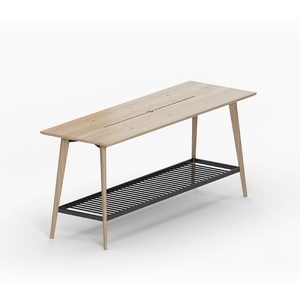 Simple Design Modern Restaurant Kitchen <b>Outdoor</b> Metal Long Bar <b>Table</b> Wood Coffee Bar Chairs and <b>Table</b> Storage of Steel - Product Image 5