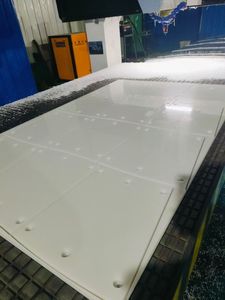 Tùy chỉnh bền tự bôi trơn uhmwpe than bunker lót CHUTE lót nhựa HDPE đùn Sản phẩm cắt chế biến - Product Image 5