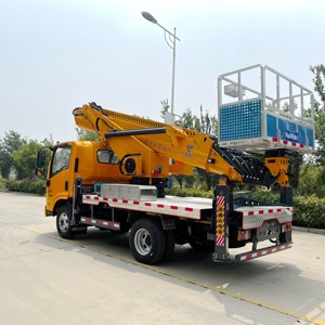 Chất lượng cao ISUZU nền tảng làm việc trên không diesel mới xe tải xô mới xe tải xô mới bùng nổ nâng cao độ cao làm việc xe tải - Product Image 6