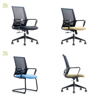 Chaise de bureau exécutive ergonomique pivotante professionnelle, hauteur réglable, dossier en maille, design moderne, confortable pour le bureau à domicile
