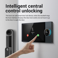 Panneau de commande intelligent de 10 pouces écran tactile domestique multifonctionnel Zigbee Gateway peut être connecté à 4 haut-parleurs de musique de fond
